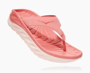 Hoka One One Women's ORA Recovery Flip Sandals Brown/Pink - AU KTJF